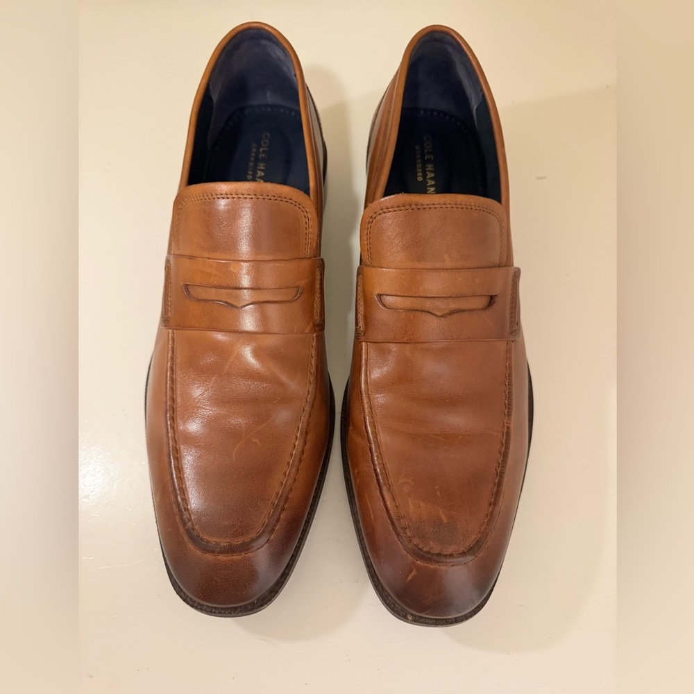 Cole Haan Men's Benton Penny Loafer, Size 12, British Tan, C30577
